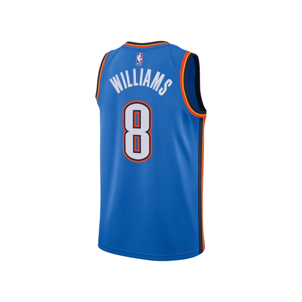 Unisex Oklahoma City Thunder Jalen Williams Blue Swingman Jersey - Icon Edition,Oklahoma City Thunder,NBA,JERSEY with free shipp