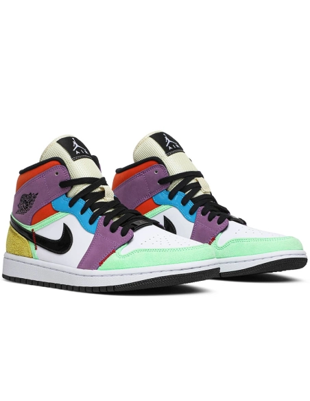 AIR JORDAN 1 MID SE LIGHTBULB CW1140 100,AIR JORDAN 1 MID,Air Jordan