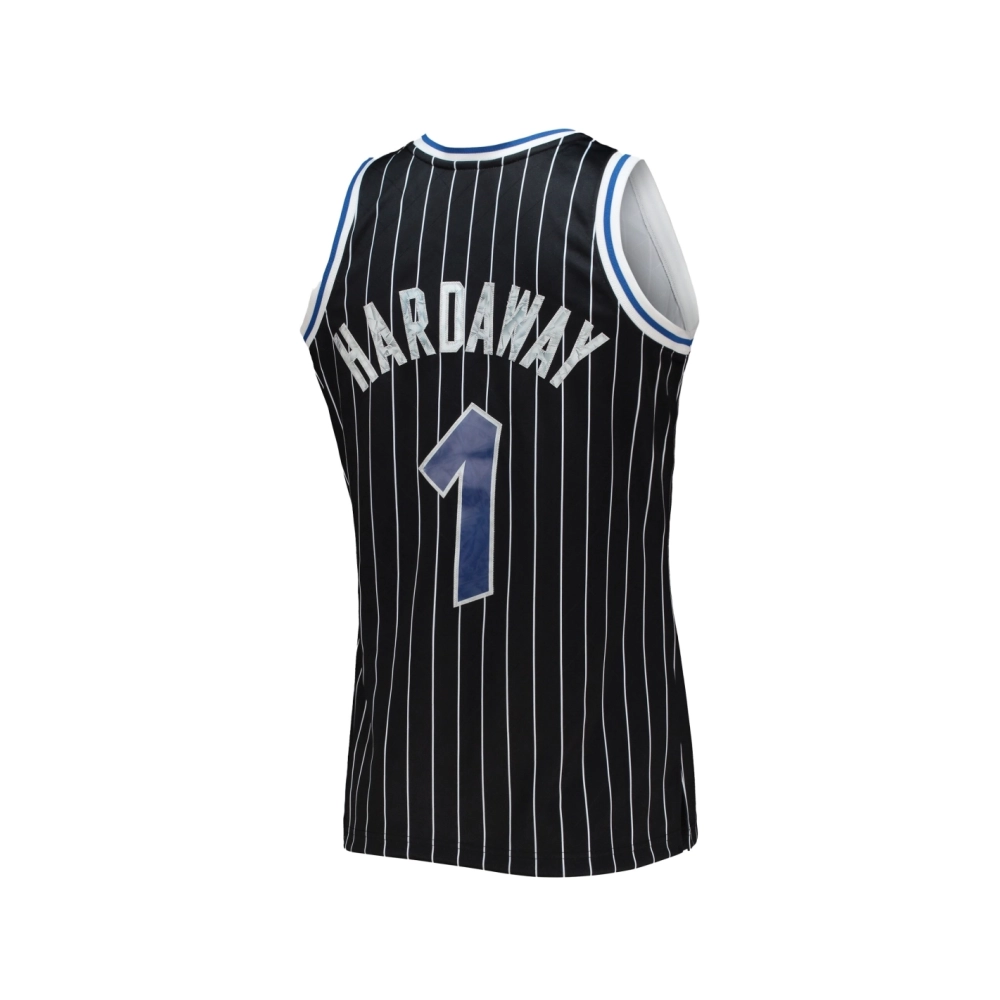 Mens Orlando Magic Penny Hardaway Black 1996 97 Hardwood Classics NBA 75th Anniversary Diamond Swingman Jersey,Orlando Magic,NBA