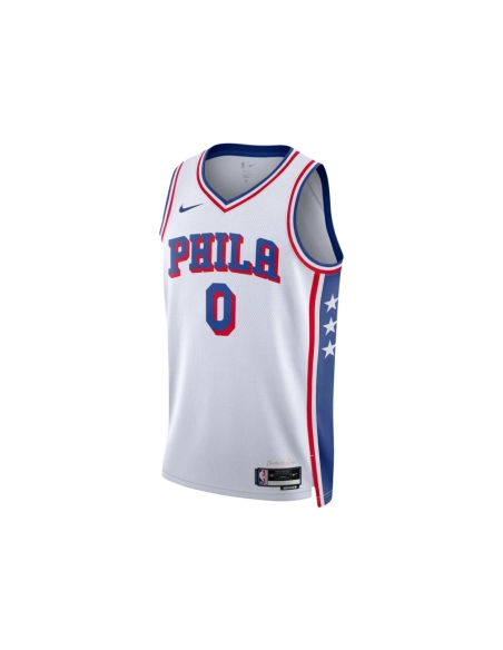 Unisex Philadelphia 76ers Tyrese Maxey White Swingman Jersey - Association Edition,Philadelphia 77ers,NBA,JERSEY with free shipp