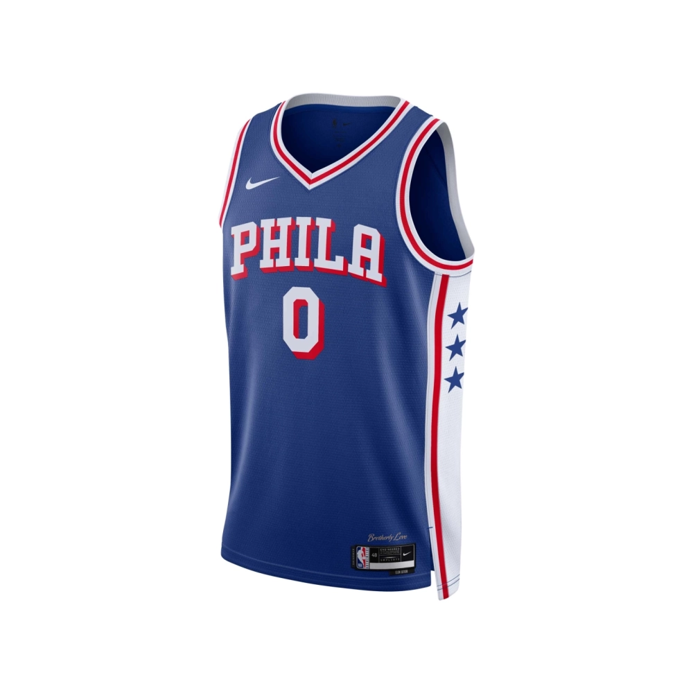 Unisex Philadelphia 76ers Tyrese Maxey Royal Swingman Jersey - Icon Edition,Philadelphia 78ers,NBA,JERSEY with free shipping