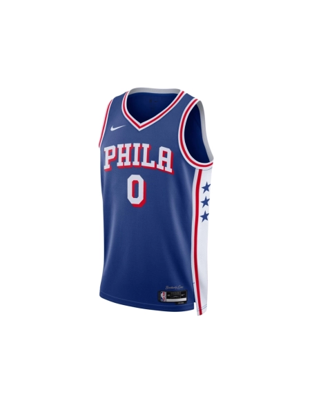 Unisex Philadelphia 76ers Tyrese Maxey Royal Swingman Jersey - Icon Edition,Philadelphia 78ers,NBA,JERSEY with free shipping