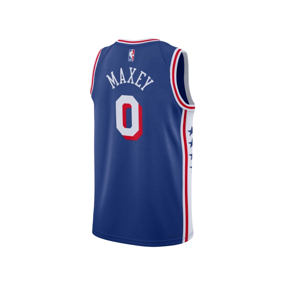 Unisex Philadelphia 76ers Tyrese Maxey Royal Swingman Jersey - Icon Edition,Philadelphia 78ers,NBA,JERSEY with free shipping