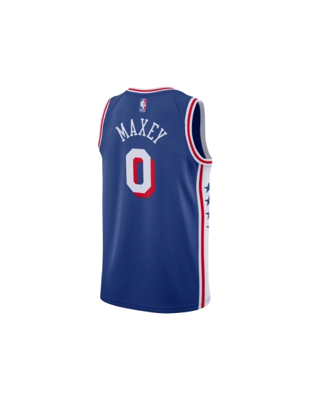 Unisex Philadelphia 76ers Tyrese Maxey Royal Swingman Jersey - Icon Edition,Philadelphia 78ers,NBA,JERSEY with free shipping
