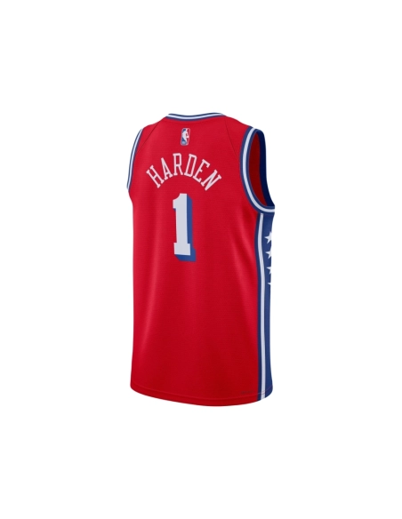 Unisex Philadelphia 76ers James Harden Red Swingman Jersey - Statement Edition,Philadelphia 87ers,NBA,JERSEY with free shipping