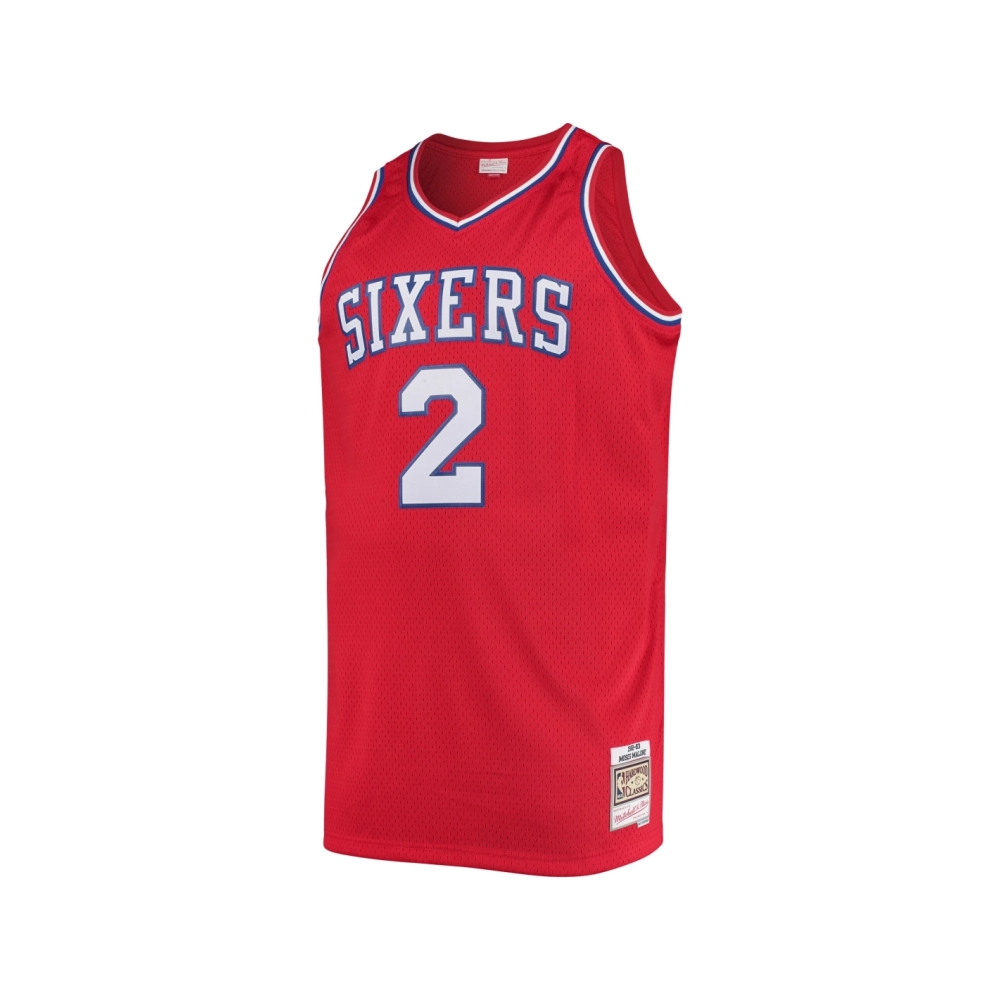 Mens Philadelphia 76ers Moses Malone Red 1982 83 Big Tall Hardwood Classics Swingman Jersey,Philadelphia 90ers,NBA,JERSEY with f