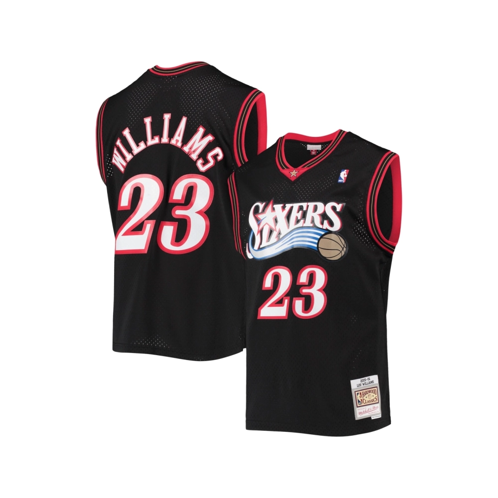 Mens Philadelphia 76ers Lou Williams Black 2005 06 Hardwood Classics Swingman Jersey,Philadelphia 92ers,NBA,JERSEY with free shi