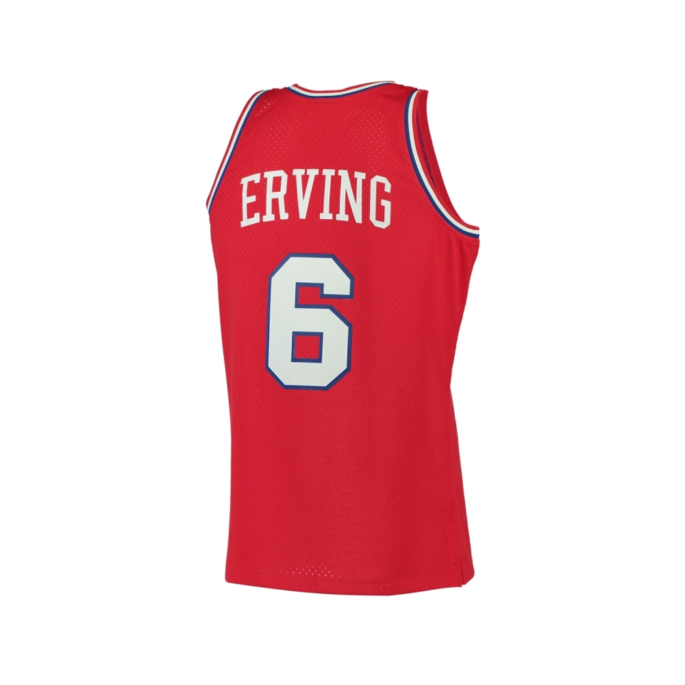 Mens Philadelphia 76ers Julius Erving Red Hardwood Classics Swingman Jersey,Philadelphia 94ers,NBA,JERSEY with free shipping