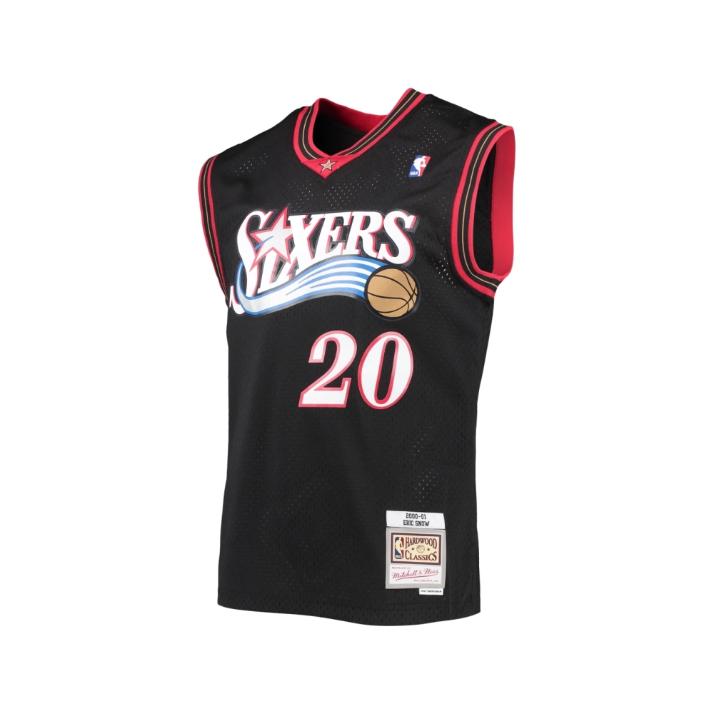 Mens Philadelphia 76ers Eric Snow Black 2000 01 Hardwood Classics Swingman Jersey,Philadelphia 100ers,NBA,JERSEY with free shipp