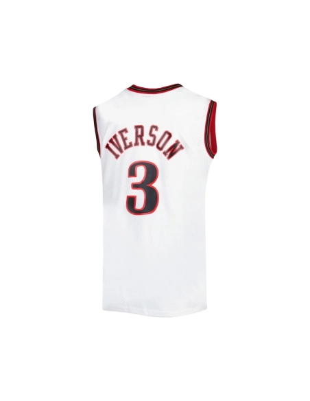 Mens Philadelphia 76ers Allen Iverson White Big Tall Hardwood Classics 1996 97 Swingman Jersey,Philadelphia 106ers,NBA,JERSEY wi
