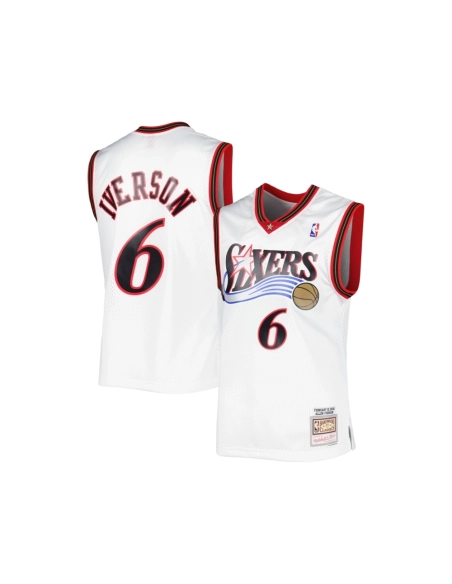 Mens Philadelphia 76ers Allen Iverson White 2001 02 Hardwood Classics Swingman Jersey,Philadelphia 108ers,NBA,JERSEY with free s