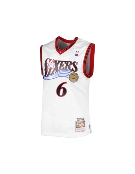 Mens Philadelphia 76ers Allen Iverson White 2001 02 Hardwood Classics Swingman Jersey,Philadelphia 108ers,NBA,JERSEY with free s