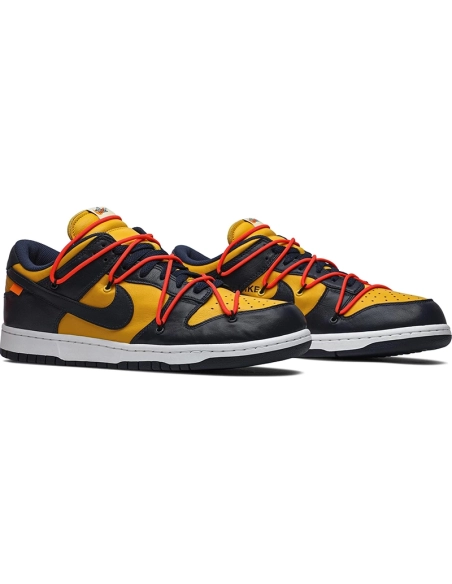 OffWhite x Dunk Low University Gold,Dunk SB,NIKE SHOES Reps