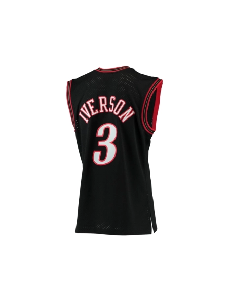 Mens Philadelphia 76ers Allen Iverson Black 2000 01 Hardwood Classics Swingman Jersey,Philadelphia 130ers,NBA,JERSEY with free s