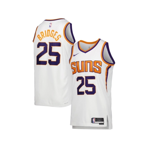 Unisex Phoenix Suns Mikal Bridges White Swingman Jersey - Association Edition,Phoenix Suns,NBA,JERSEY with free shipping