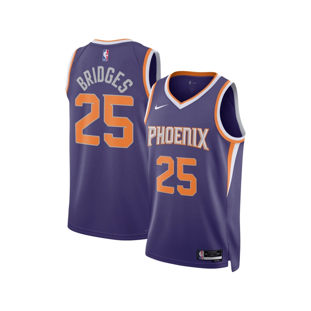 Unisex Phoenix Suns Mikal Bridges Purple Swingman Jersey - Icon Edition,Phoenix Suns,NBA,JERSEY with free shipping