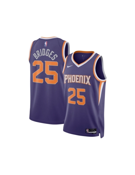 Unisex Phoenix Suns Mikal Bridges Purple Swingman Jersey - Icon Edition,Phoenix Suns,NBA,JERSEY with free shipping