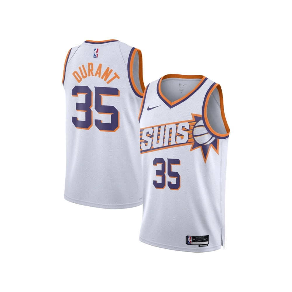 Unisex Phoenix Suns Kevin Durant White Swingman Jersey - Association Edition,Phoenix Suns,NBA,JERSEY with free shipping