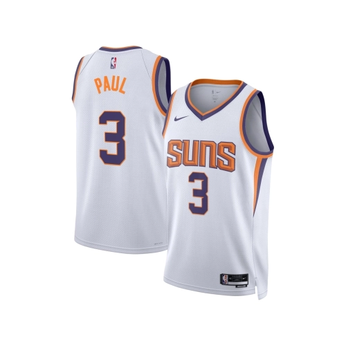 Unisex Phoenix Suns Chris Paul White Swingman Jersey - Association Edition,Phoenix Suns,NBA,JERSEY with free shipping