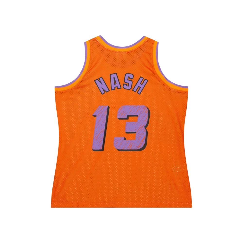 Mens Phoenix Suns Steve Nash Orange 1996 97 Swingman Sidewalk Sketch Jersey,Phoenix Suns,NBA,JERSEY with free shipping