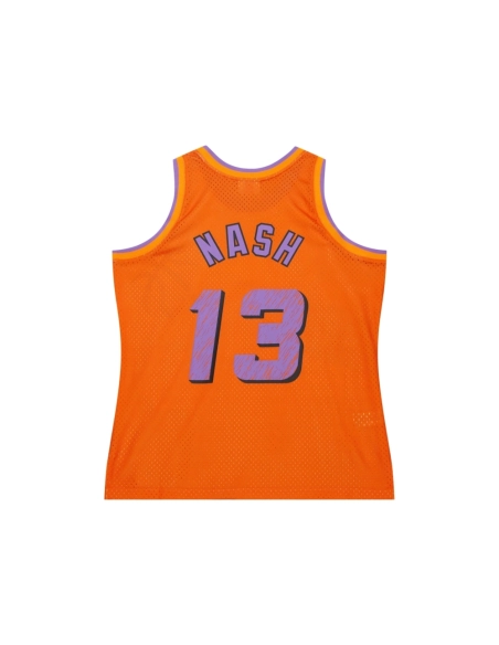 Mens Phoenix Suns Steve Nash Orange 1996 97 Swingman Sidewalk Sketch Jersey,Phoenix Suns,NBA,JERSEY with free shipping
