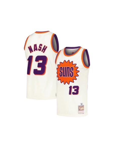 Mens Phoenix Suns Steve Nash Cream Chainstitch Swingman Jersey,Phoenix Suns,NBA,JERSEY with free shipping