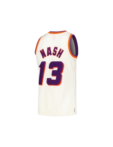 Mens Phoenix Suns Steve Nash Cream Chainstitch Swingman Jersey,Phoenix Suns,NBA,JERSEY with free shipping
