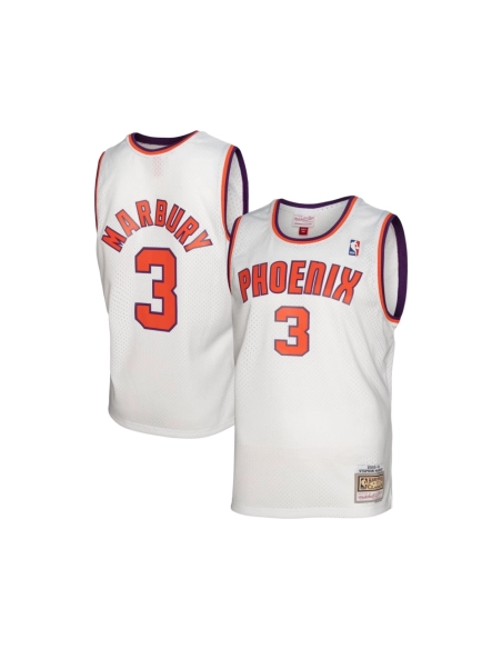 Mens Phoenix Suns Stephon Marbury White 2001 02 Hardwood Classics Swingman Jersey,Phoenix Suns,NBA,JERSEY with free shipping