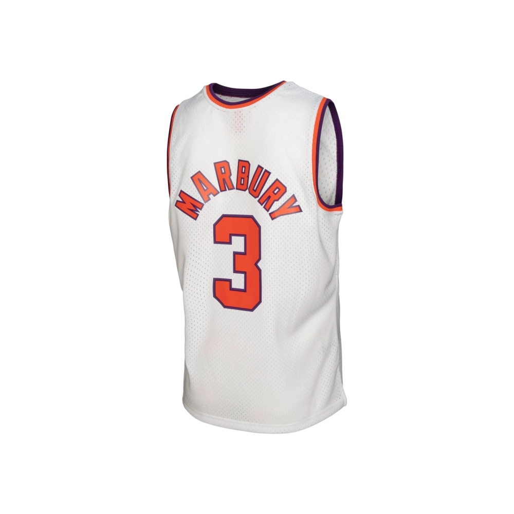 Mens Phoenix Suns Stephon Marbury White 2001 02 Hardwood Classics Swingman Jersey,Phoenix Suns,NBA,JERSEY with free shipping