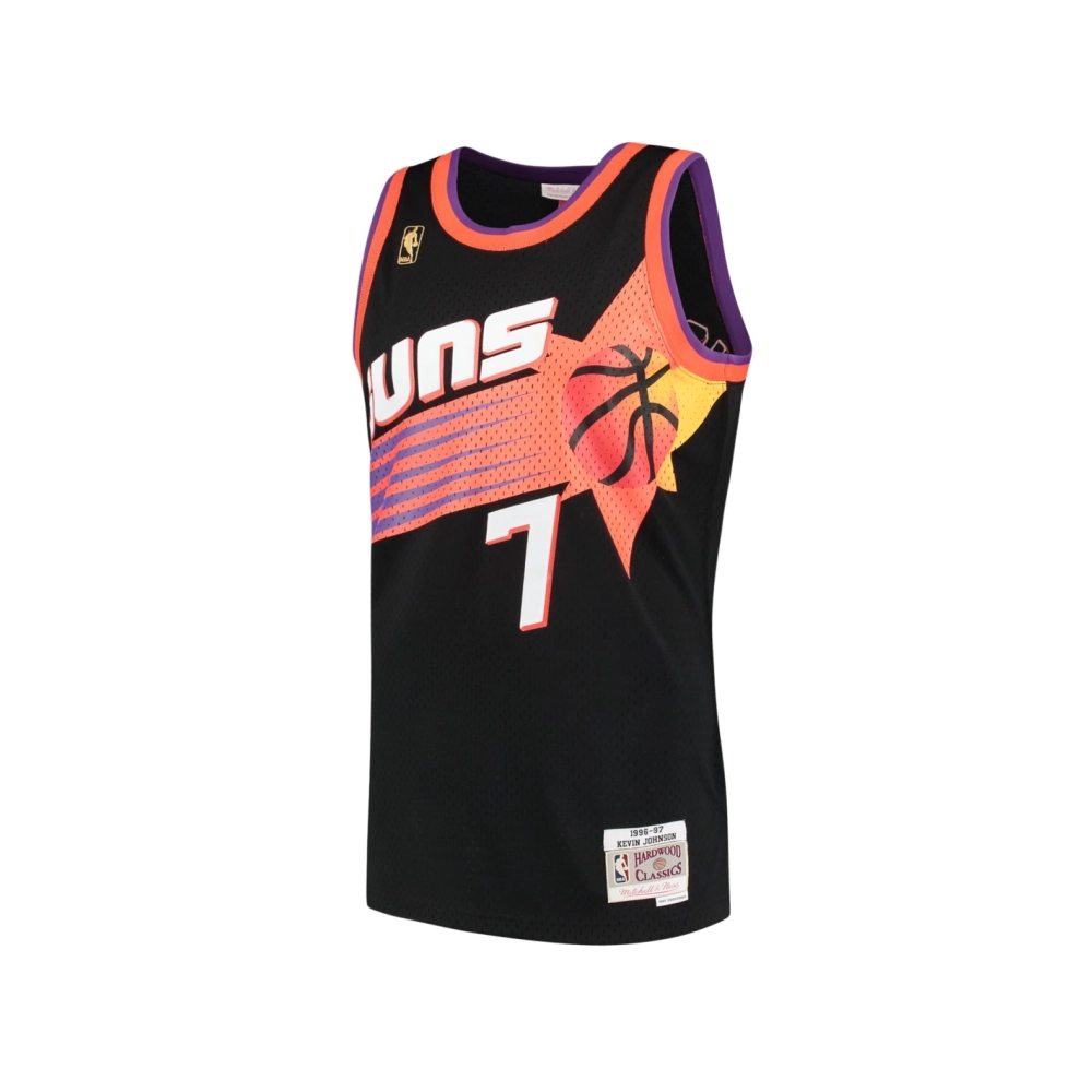Mens Phoenix Suns Kevin Johnson Black 1996 97 Hardwood Classics Swingman Jersey,Phoenix Suns,NBA,JERSEY with free shipping
