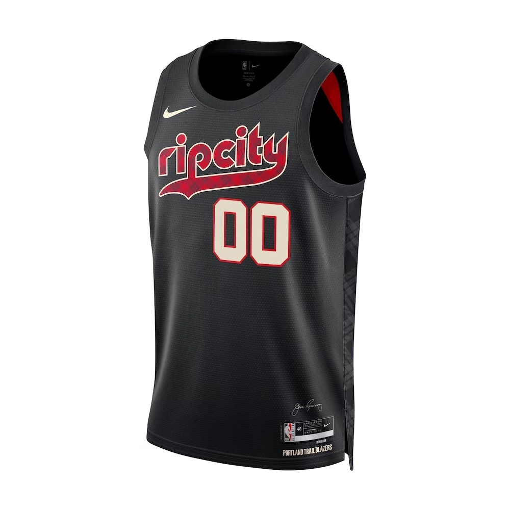 Portland Trail Blazers Unisex 2023 24 Custom Swingman Jersey Black City Edition,Portland Trail Blazers,NBA,JERSEY with free ship