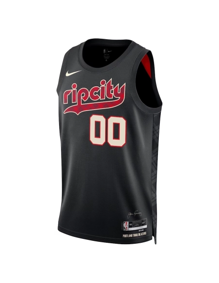Portland Trail Blazers Unisex 2023 24 Custom Swingman Jersey Black City Edition,Portland Trail Blazers,NBA,JERSEY with free ship