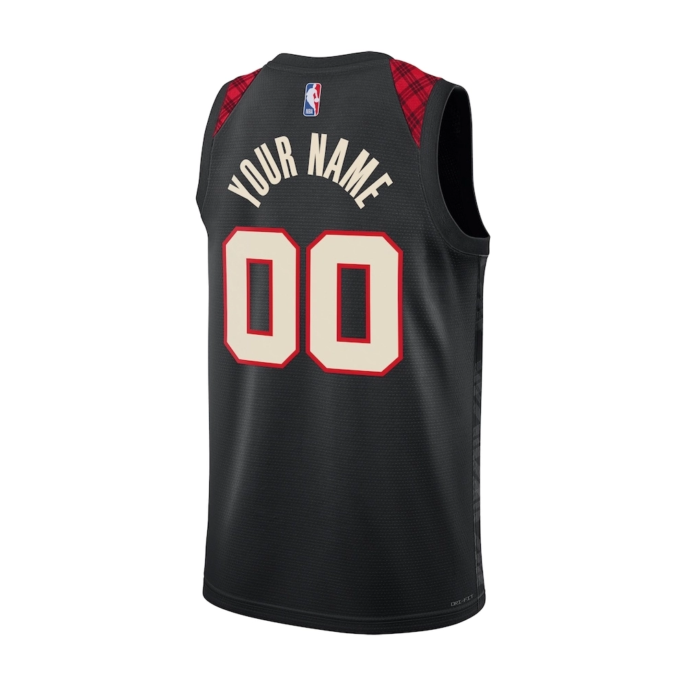 Portland Trail Blazers Unisex 2023 24 Custom Swingman Jersey Black City Edition,Portland Trail Blazers,NBA,JERSEY with free ship