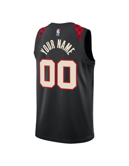 Portland Trail Blazers Unisex 2023 24 Custom Swingman Jersey Black City Edition,Portland Trail Blazers,NBA,JERSEY with free ship