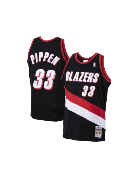 Mens Portland Trail Blazers Scottie Pippen Black 1999 00 Hardwood Classics Swingman Jersey,Portland Trail Blazers,NBA,JERSEY wit
