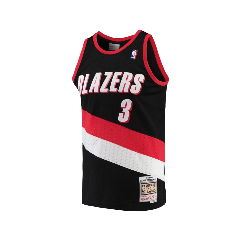Mens Portland Trail Blazers Damon Stoudamire Black 1999 00 Hardwood Classics Swingman Jersey,Portland Trail Blazers,NBA,JERSEY w