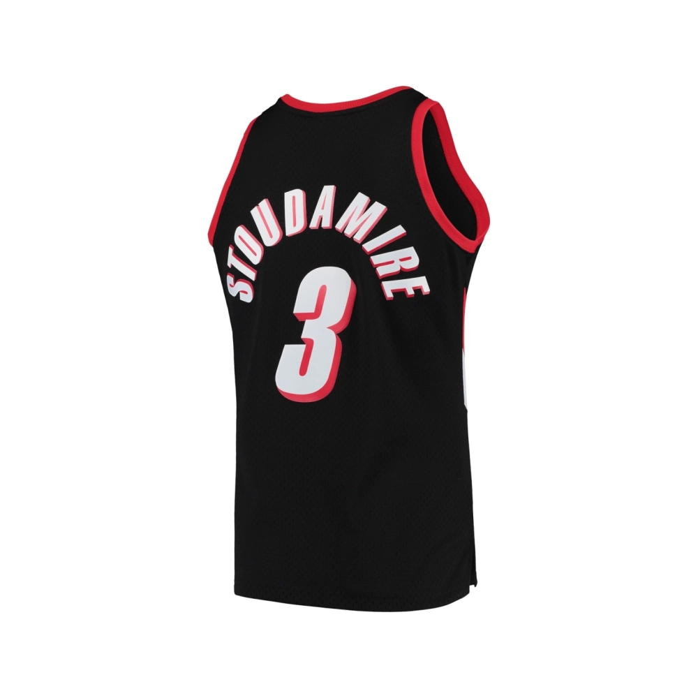 Mens Portland Trail Blazers Damon Stoudamire Black 1999 00 Hardwood Classics Swingman Jersey,Portland Trail Blazers,NBA,JERSEY w