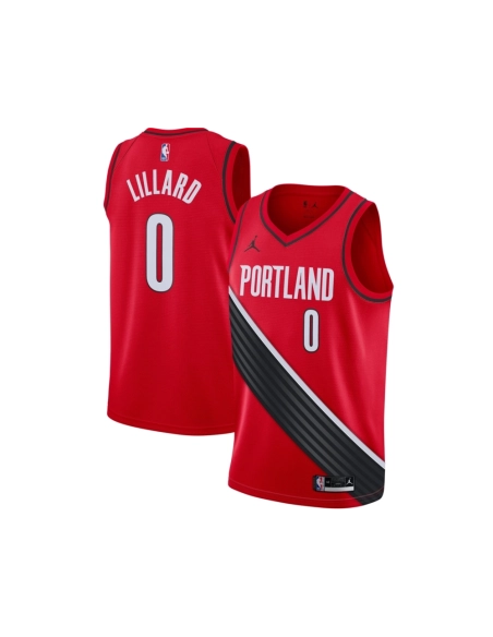 Mens Portland Trail Blazers Damian Lillard Red 2020 21 Swingman Jersey - Statement Edition,Portland Trail Blazers,NBA,JERSEY wit
