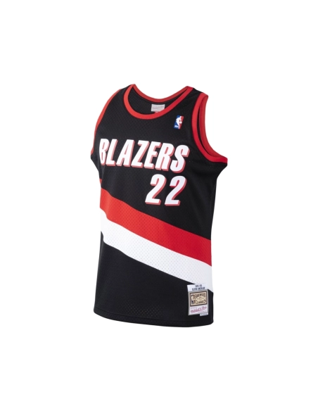 Mens Portland Trail Blazers Clyde Drexler Black 1991 92 Hardwood Classics Swingman Jersey,Portland Trail Blazers,NBA,JERSEY with