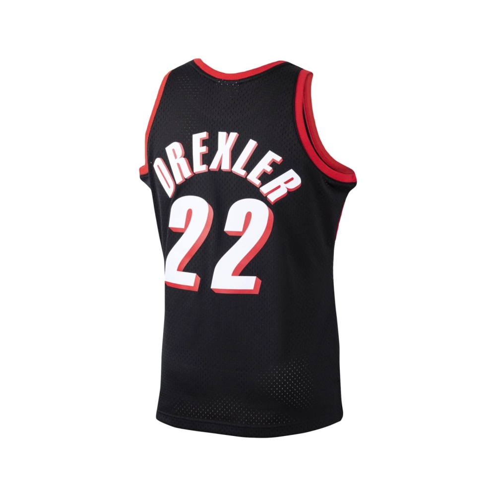 Mens Portland Trail Blazers Clyde Drexler Black 1991 92 Hardwood Classics Swingman Jersey,Portland Trail Blazers,NBA,JERSEY with