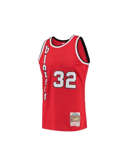 Mens Portland Trail Blazers Bill Walton Red 1976 77 Hardwood Classics Swingman Jersey,Portland Trail Blazers,NBA,JERSEY with fre