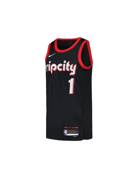 Mens Portland Trail Blazers Anfernee Simons Black Swingman Jersey - City Edition,Portland Trail Blazers,NBA,JERSEY with free shi