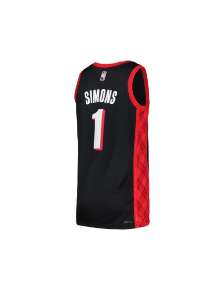 Mens Portland Trail Blazers Anfernee Simons Black Swingman Jersey - City Edition,Portland Trail Blazers,NBA,JERSEY with free shi