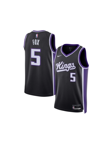 Unisex Sacramento Kings DeAaron Fox Black Swingman Jersey - Icon Edition,Sacramento Kings,NBA,JERSEY with free shipping