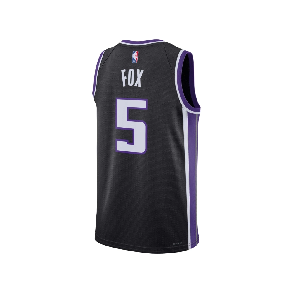 Unisex Sacramento Kings DeAaron Fox Black Swingman Jersey - Icon Edition,Sacramento Kings,NBA,JERSEY with free shipping