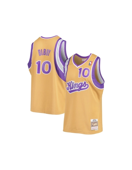 Mens Sacramento Kings Mike Bibby Gold 2005 06 Hardwood Classics Swingman Jersey,Sacramento Kings,NBA,JERSEY with free shipping