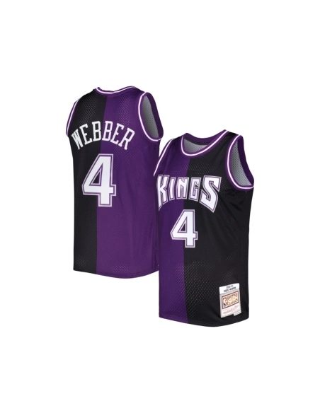 Mens Sacramento Kings Chris Webber Purple Black Hardwood Classics 2000 01 Split Swingman Jersey,Sacramento Kings,NBA,JERSEY with