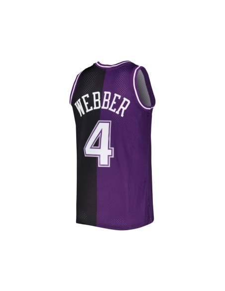 Mens Sacramento Kings Chris Webber Purple Black Hardwood Classics 2000 01 Split Swingman Jersey,Sacramento Kings,NBA,JERSEY with