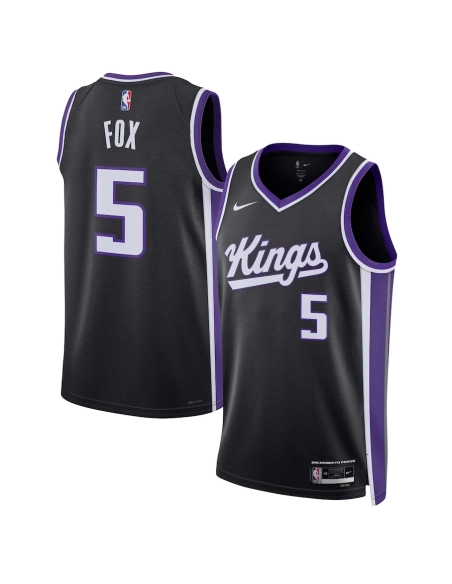 DeAaron Fox Sacramento Kings Unisex Swingman Jersey Icon Edition Black,Sacramento Kings,NBA,JERSEY with free shipping
