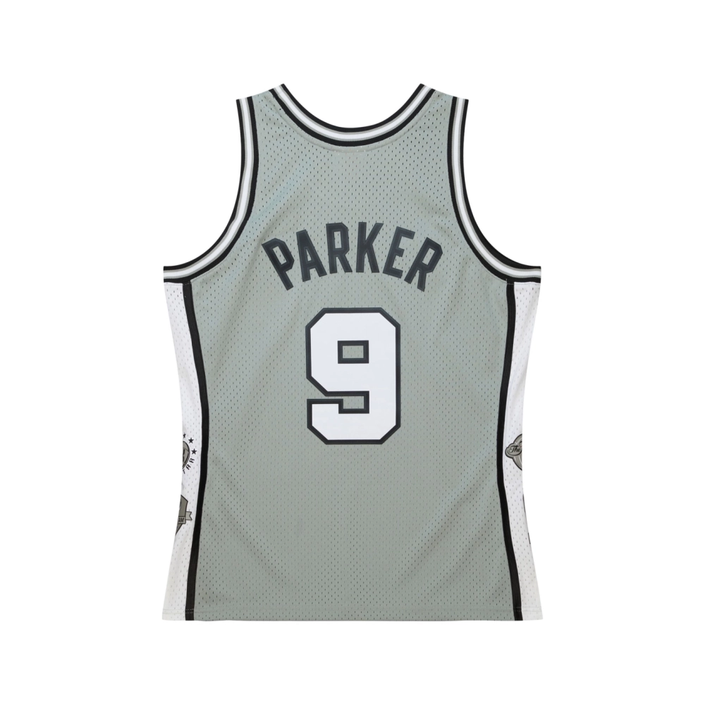 Unisex San Antonio Spurs Tony Parker Gray Hall of Fame Class of 2023 Throwback Swingman Jersey,San Antonio Spurs,NBA,JERSEY with